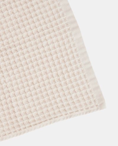 Asciugamano degli ospiti in puro cotone waffle Made in Portogallo detail 1