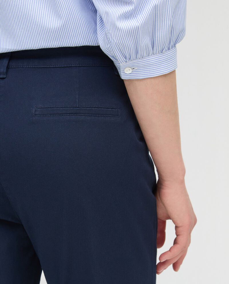 Pantaloni chino in cotone elasticizzato donnadouble bordered 2 