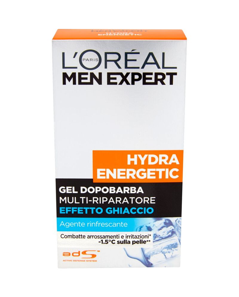 L'Oréal Paris Men Expert Dopobarba Hydra Energetic, Azione Multi-riparatrice Effetto Ghiaccio. single tile 1 