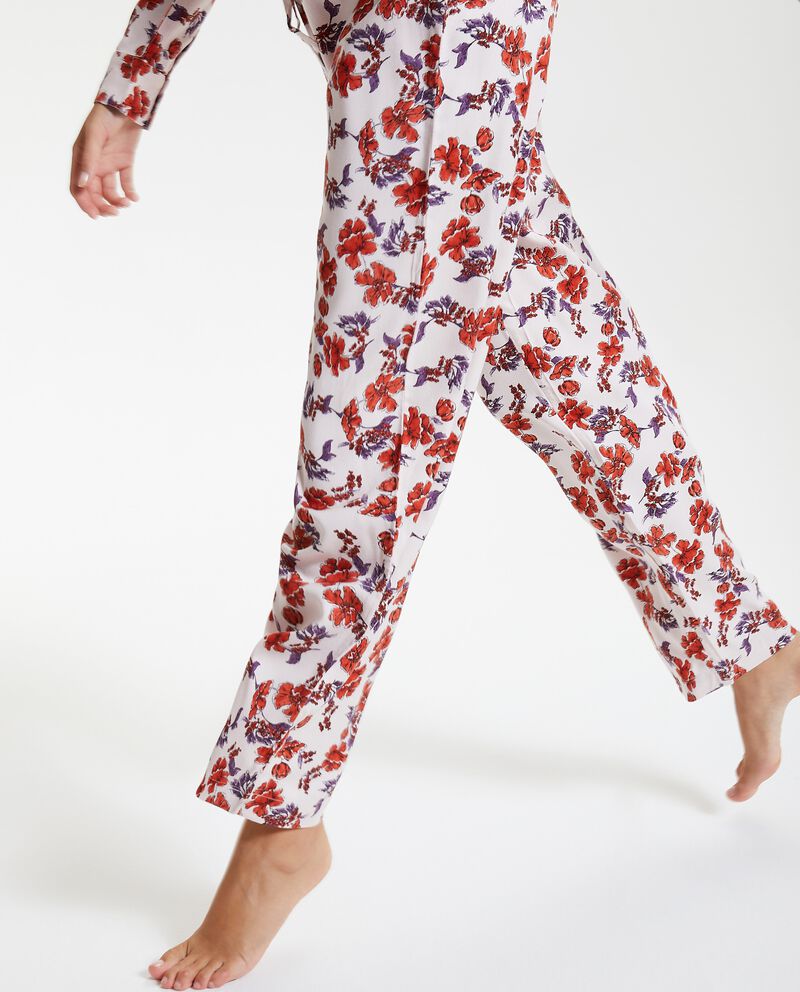 Pantaloni del pigiama in fantasia floreale single tile 2 