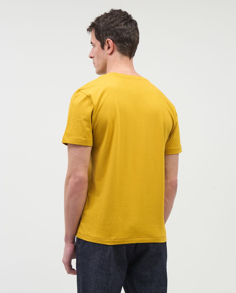 T-shirt in puro cotone stampata sul fronte uomo single tile 1 