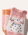 Pack 3 calze corte in cotone neonata