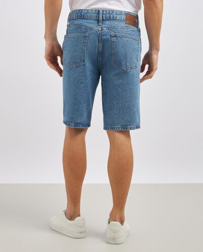 Shorts in denim di puro cotone uomo detail 2
