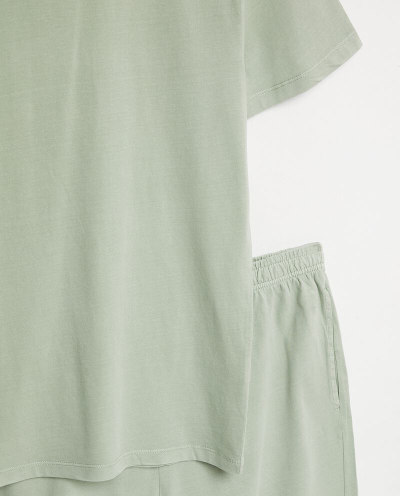 Set pigiama corto in cotone uomo single tile 1 