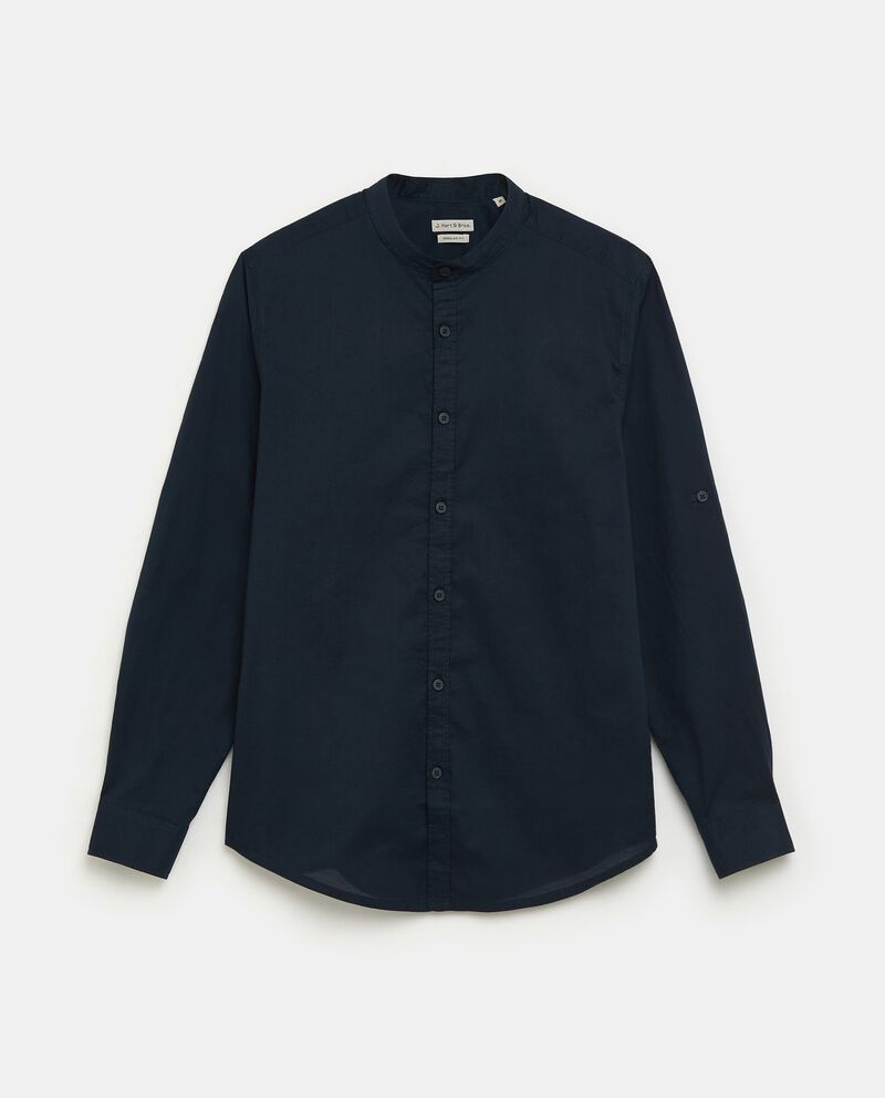 Camicia coreana in puro cotone uomo single tile 0 