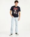 Jeans bleached regular fit uomo