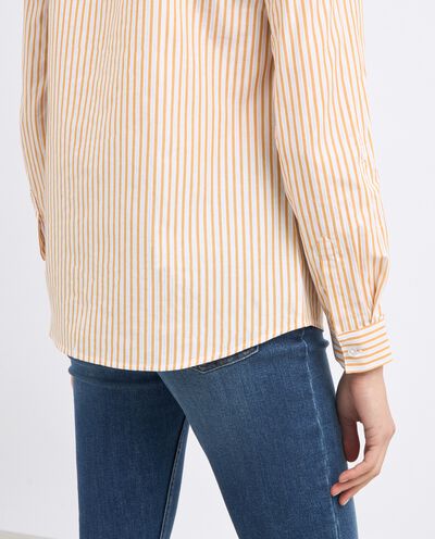 Camicia in cotone con filo lurex donna detail 2