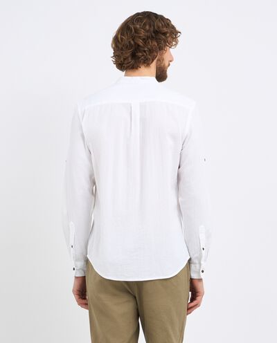 Camicia coreana puro cotone uomo detail 1
