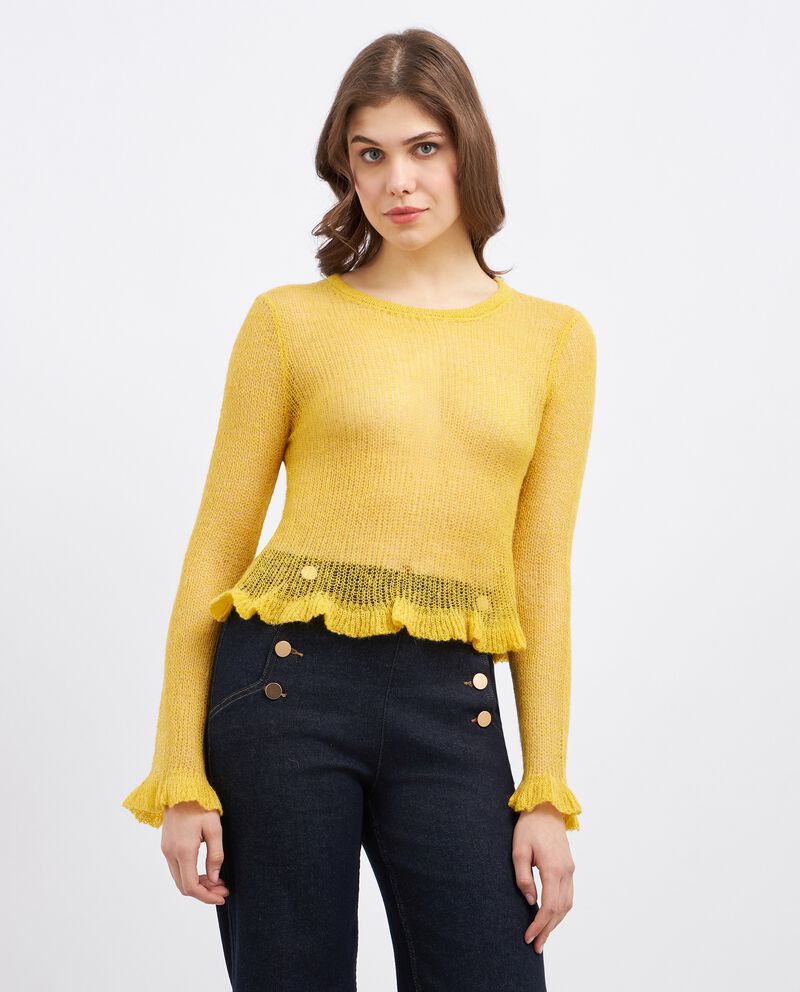 Pullover tricot misto lana donnadouble bordered 0 cotone
