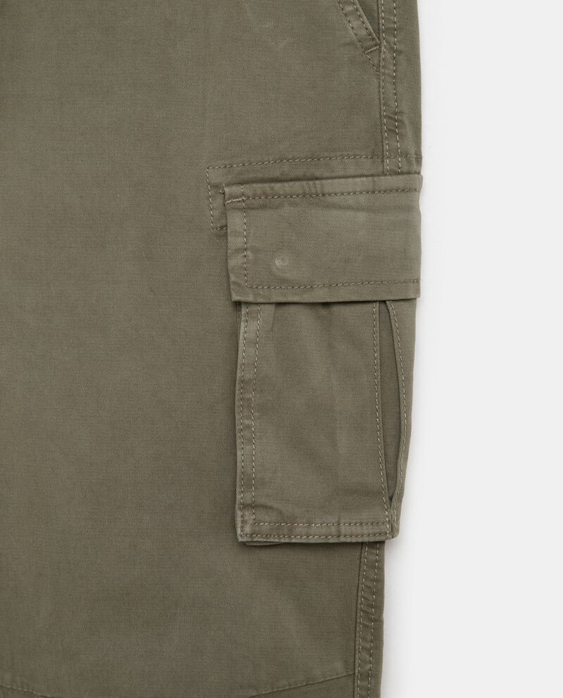 Pantalone cargo in cotone elasticizzato uomo single tile 1 