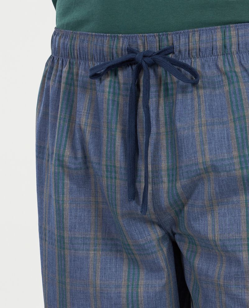 Pantaloni pigiama lunghi a quadri uomo single tile 2 