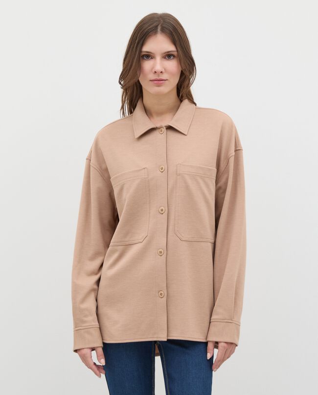 Camicia in cotone elasticizzato donna in cotone elasticizzato donna carousel 0