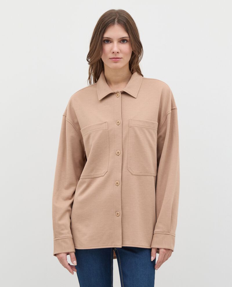 Camicia in cotone elasticizzato donna in cotone elasticizzato donna cover