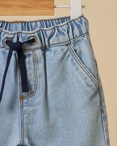 Pantaloni IANA in denim di puro cotone neonato detail 1