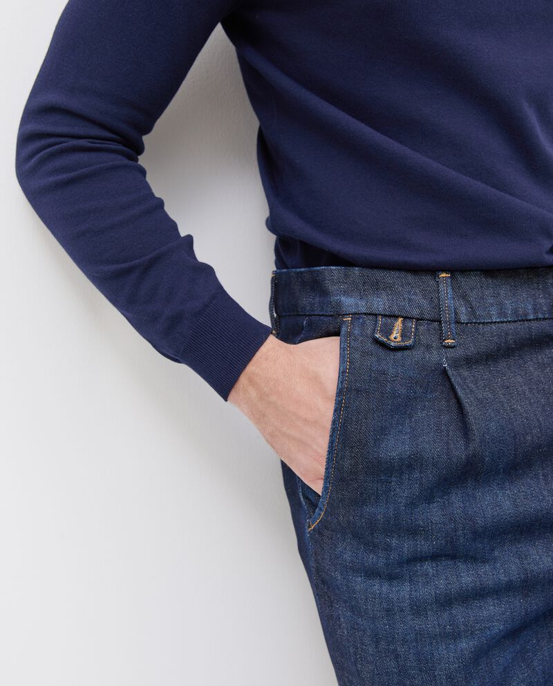 Jeans regular in cotone elasticizzato uomo single tile 2 