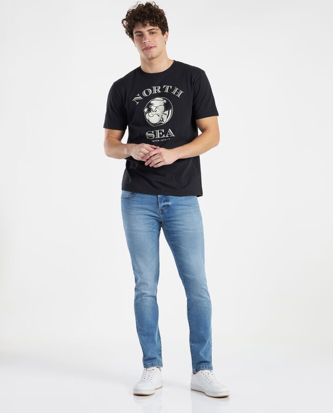 Jeans skinny fit stone washed uomo carousel 0