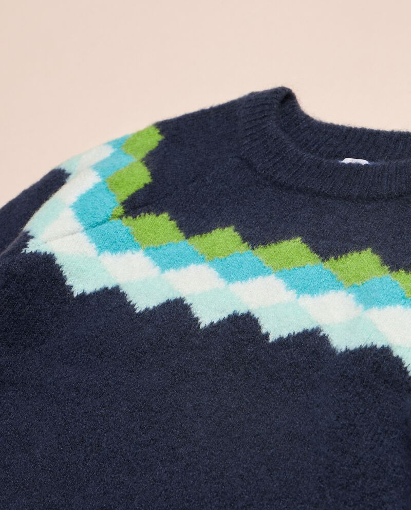 Maglione tricot con intarsio IANA neonato single tile 1 