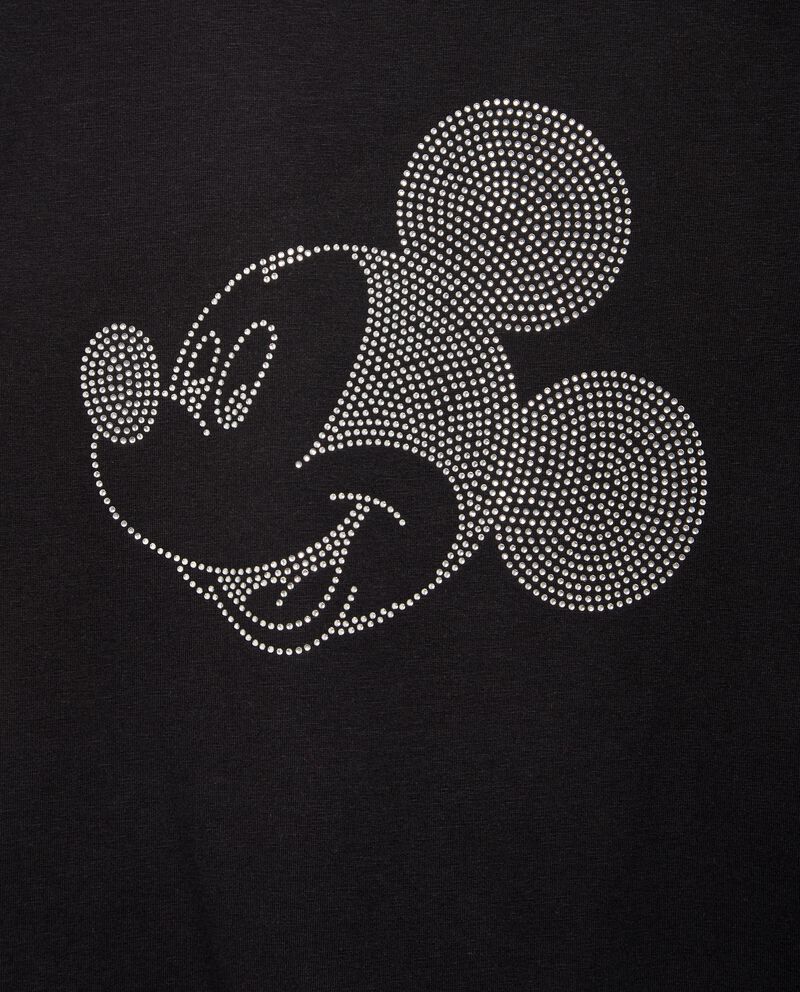 T-shirt Disney in cotone stretch con strass ragazza single tile 1 