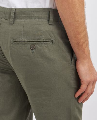 Pantaloni chino in misto lino uomo detail 2
