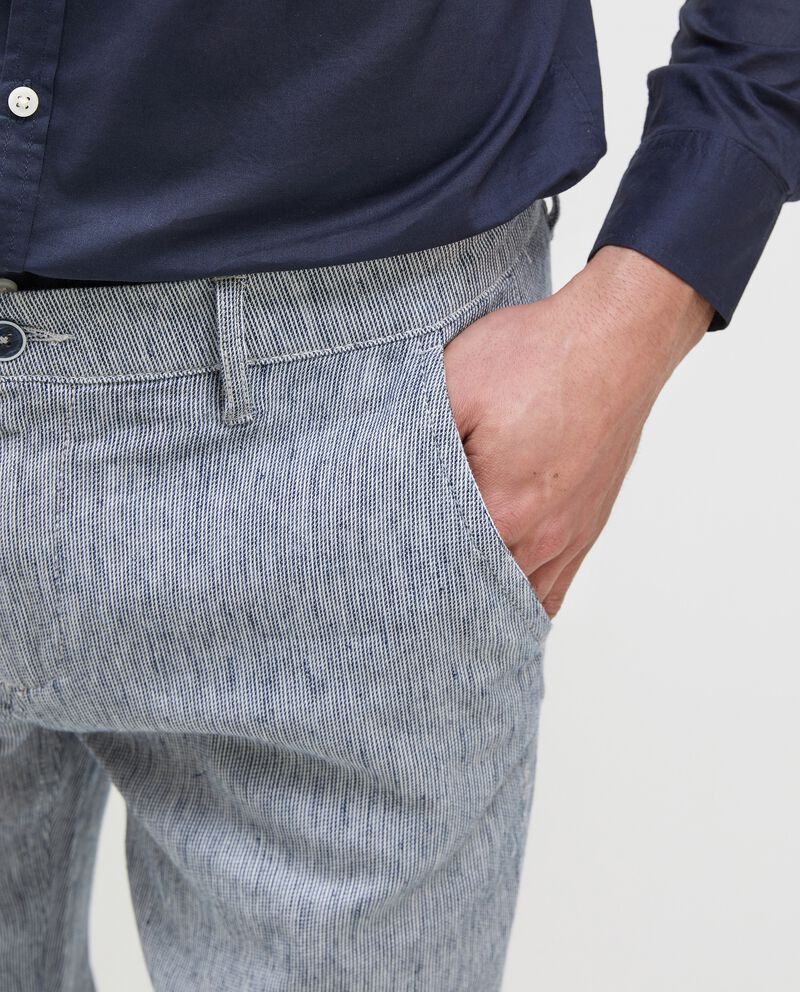 Pantaloni in cotone uomo single tile 2 