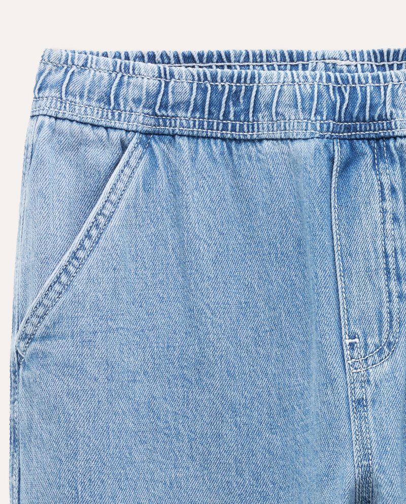 Pantaloni in denim di cotone ragazzo single tile 1 