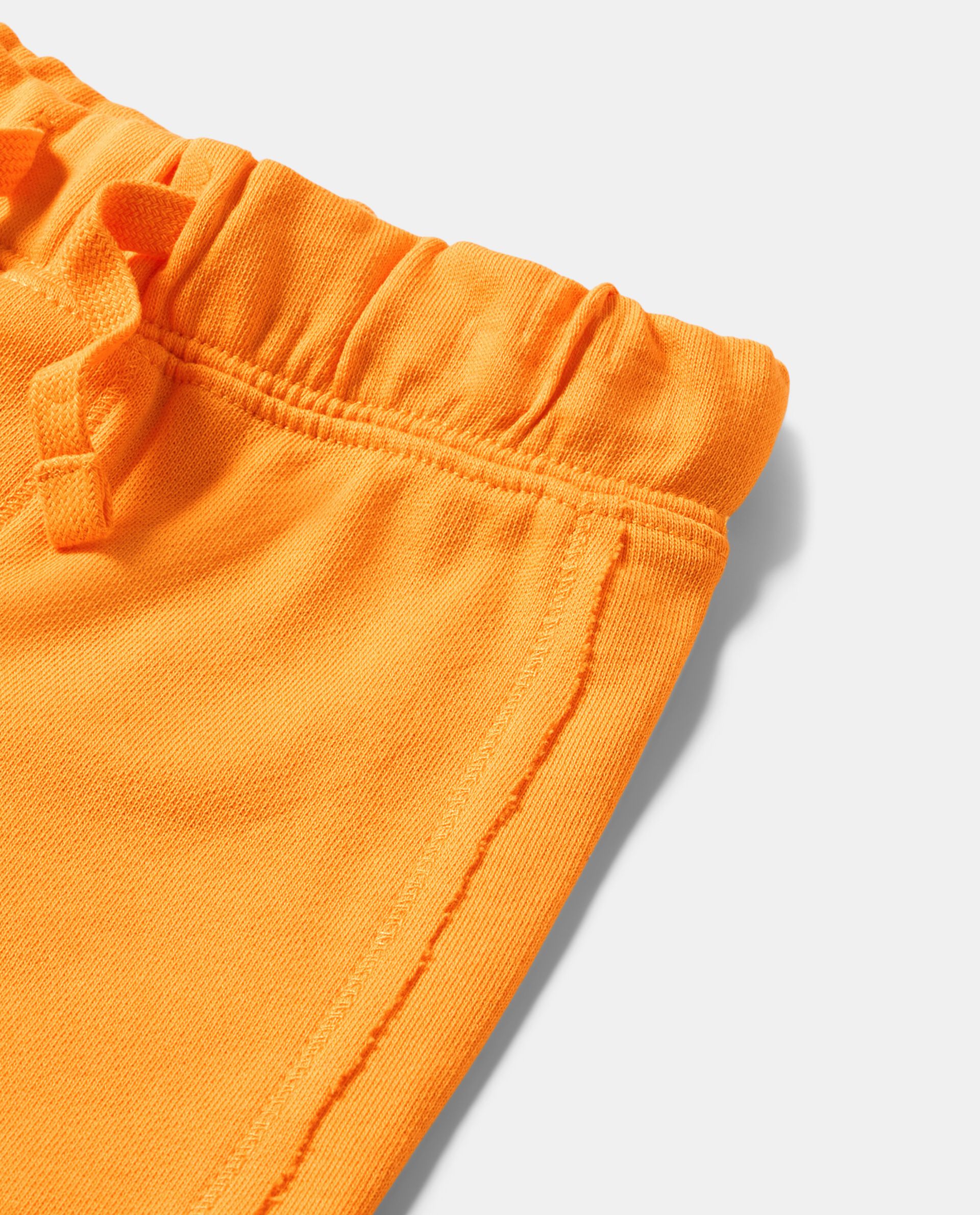 Shorts di felpa di puro cotone neonato