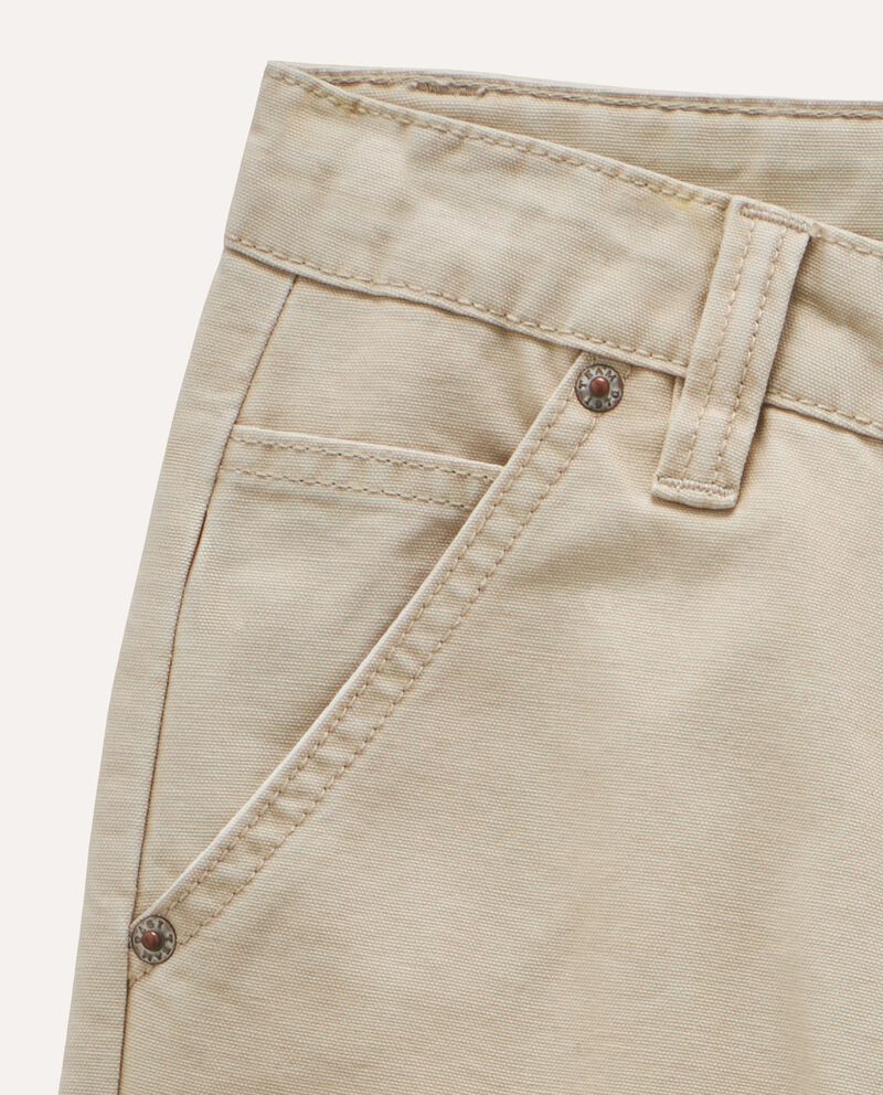 Pantaloni in puro cotone ragazzo single tile 1 