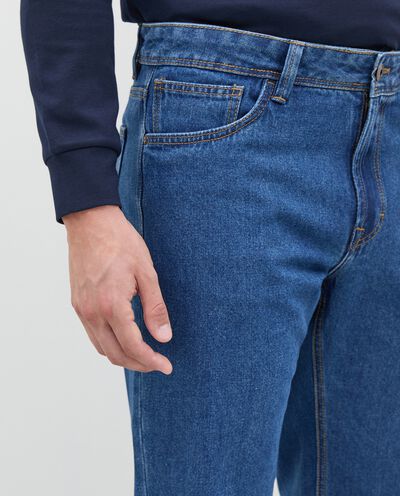 Jeans slim comfort in misto cotone uomo detail 2