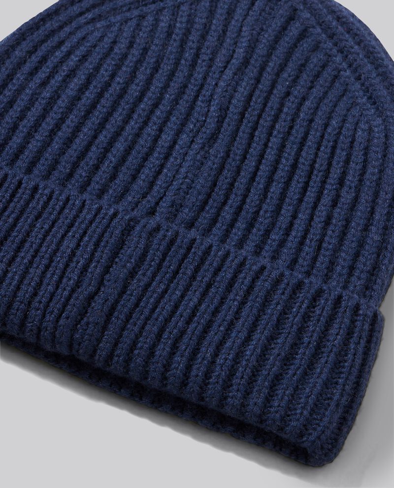 Berretto tricot misto lana uomodouble bordered 1 