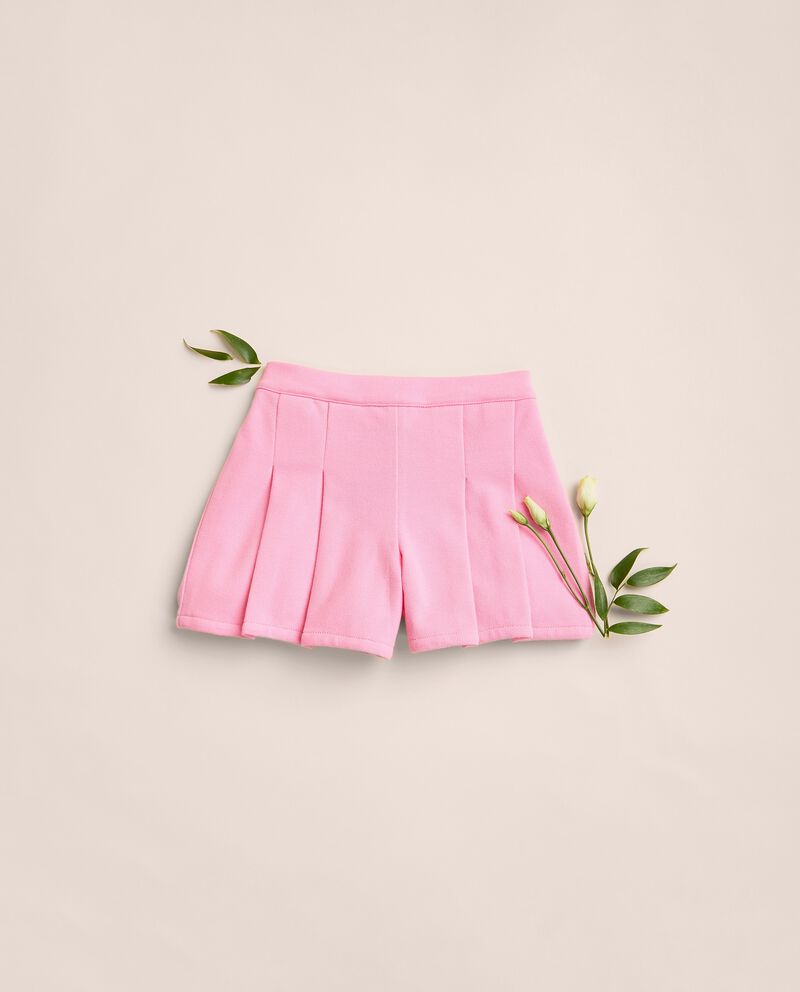 Shorts in cotone elasticizzato con pieghe neonata IANA cover