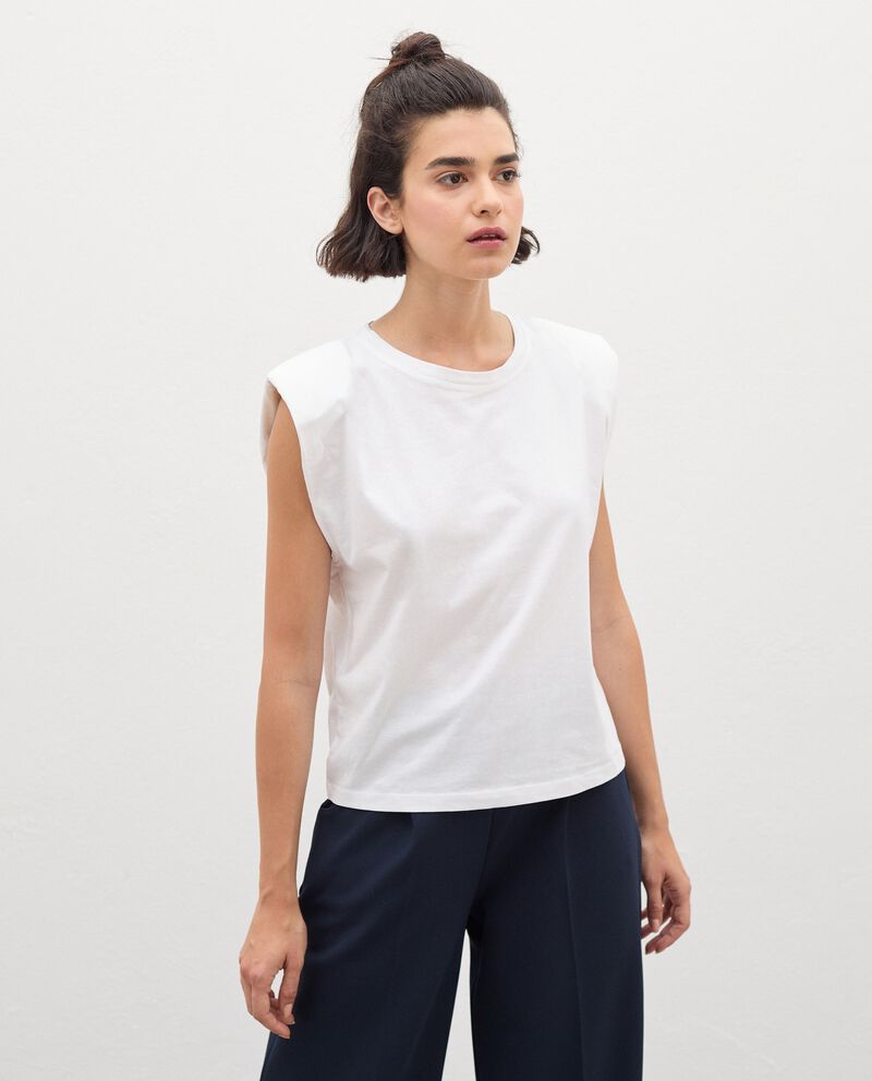 T-shirt spalline di cotone organico donna single tile 0 