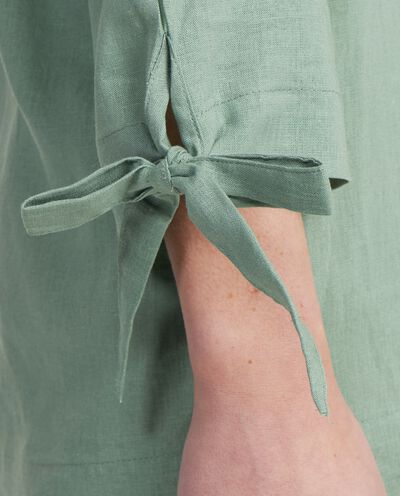 Blusa in misto lino con fiocchi donna detail 2