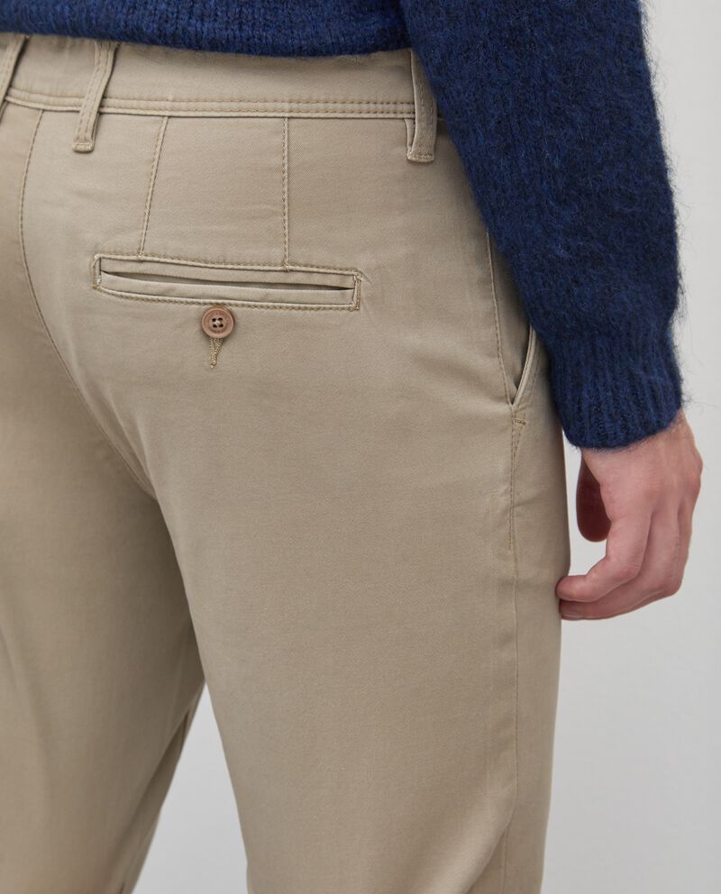 Pantaloni chino slim fit uomodouble bordered 2 cotone