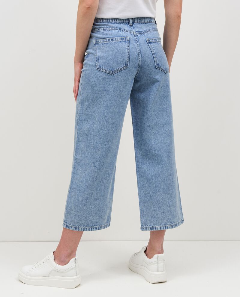 Jeans cropped in puro cotone donnadouble bordered 1 