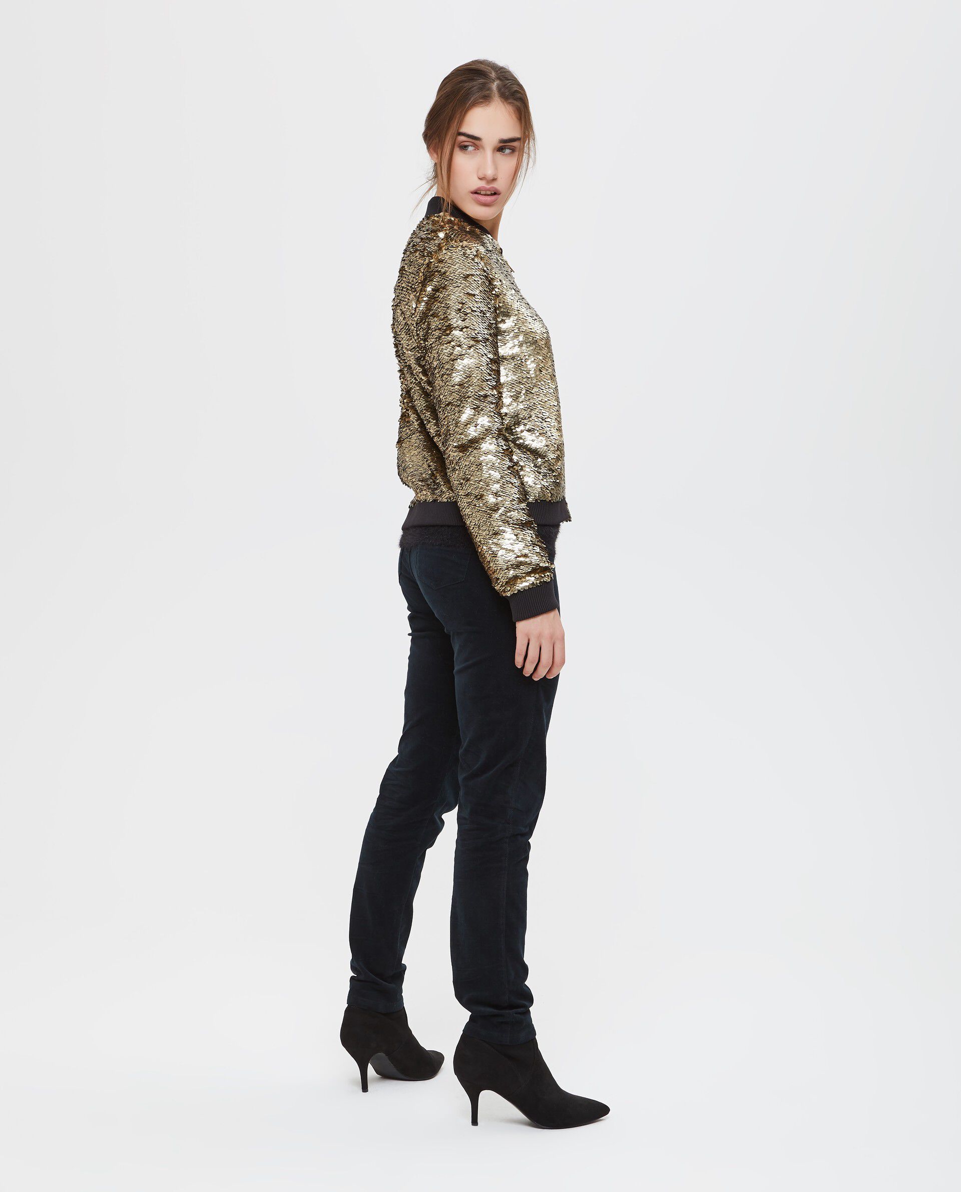 Bomber in paillettes donna