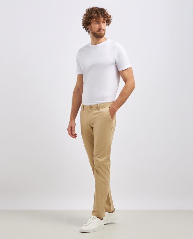 Pantaloni in cotone stretch uomo carousel 0