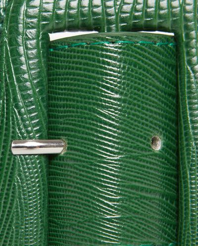 Cintura verde effetto pitone donna detail 1