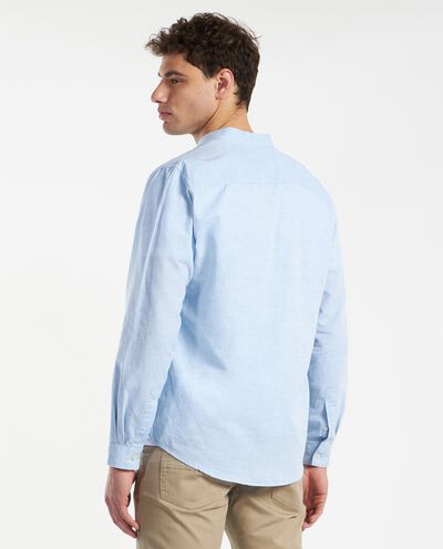 Camicia in lino misto cotone uomo detail 1