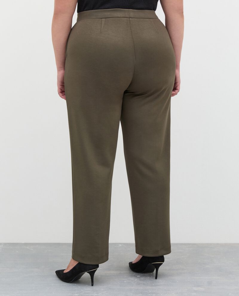 Pantaloni curvy eleganti donnadouble bordered 1 