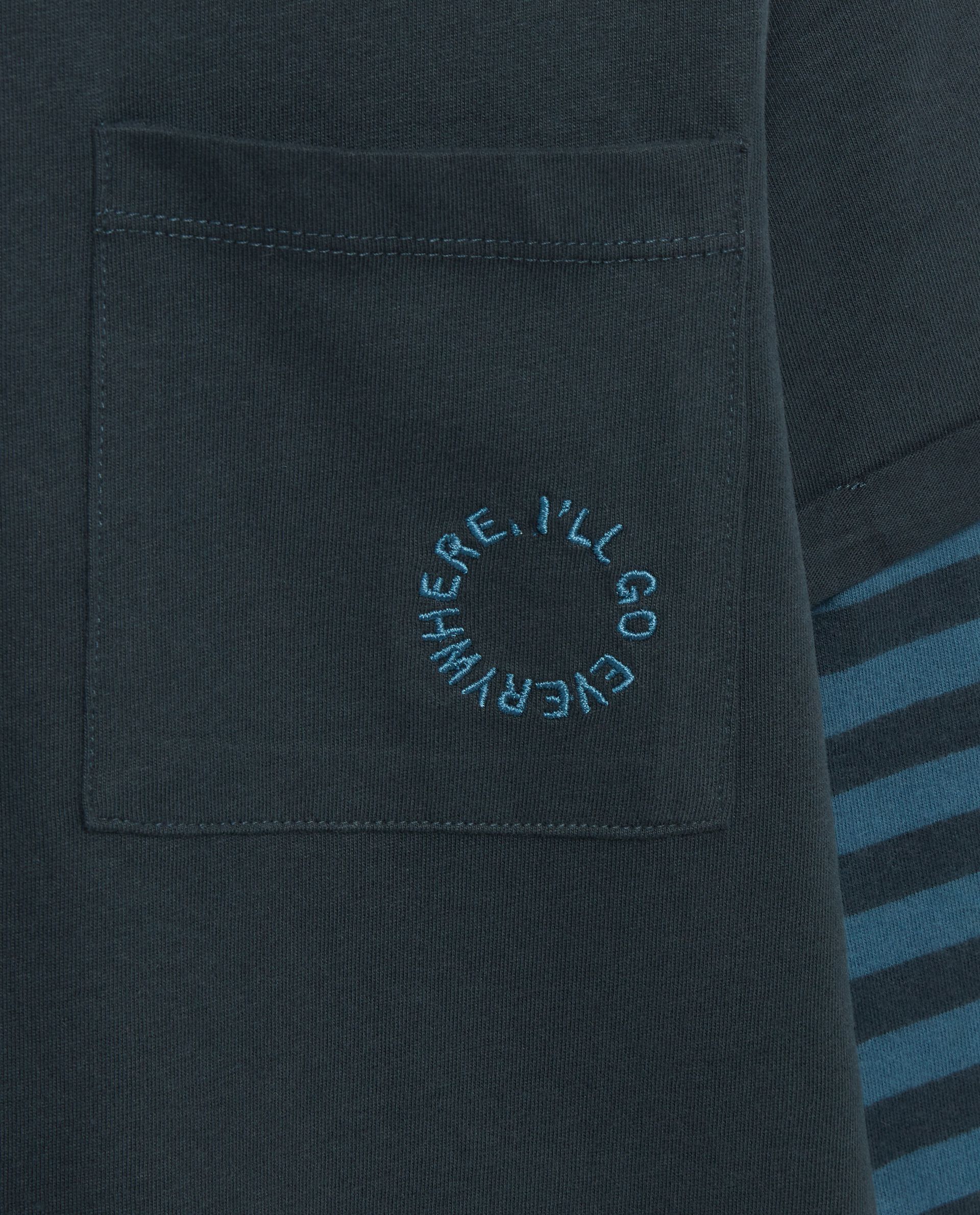 T-shirt a manica lunga in jersey di puro cotone bambino