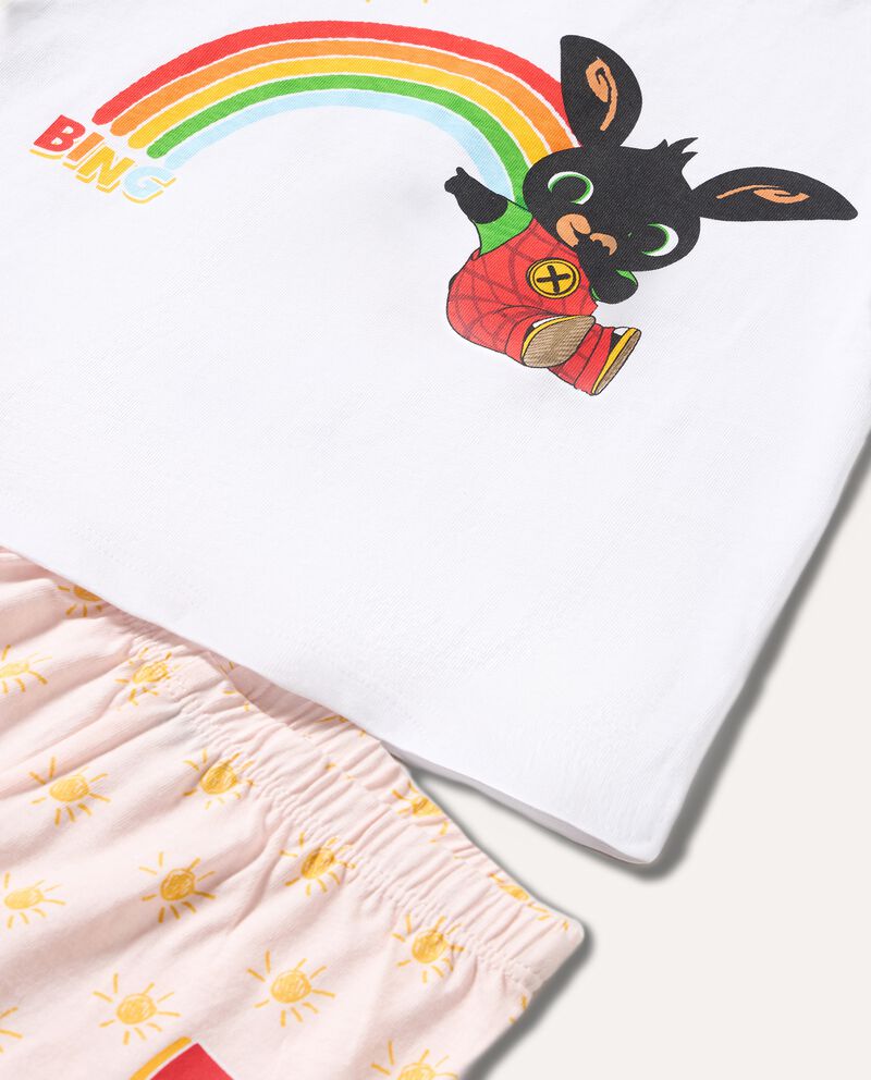 Set pigiama corto in puro cotone neonatadouble bordered 1 cotone