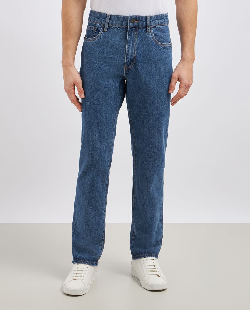 Jeans regular fit in puro cotone uomo single tile 1 