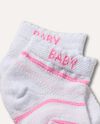 Pack 2 calze corte in cotone stretch neonata