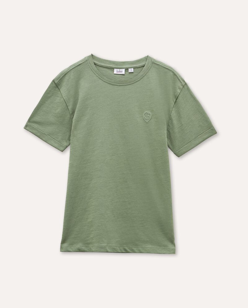 T-shirt in puro cotone ragazzodouble bordered 0 cotone