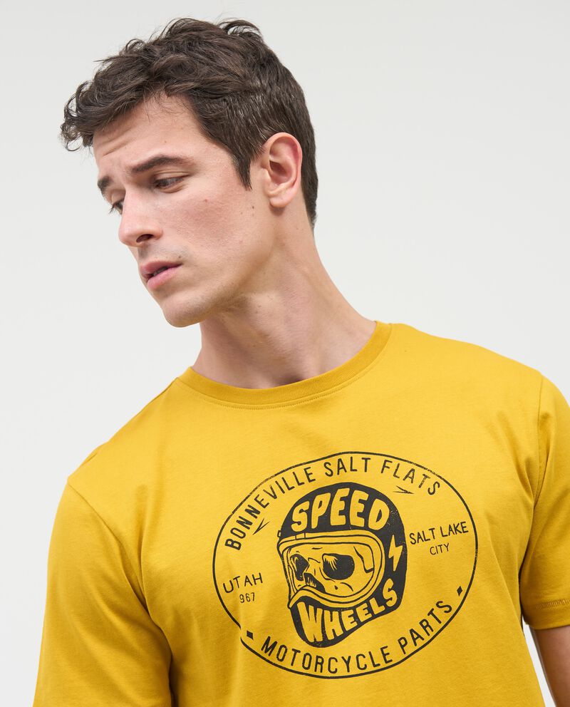 T-shirt in puro cotone stampata sul fronte uomo single tile 2 