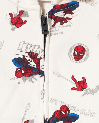 Jogger set Spiderman in felpina di puro cotone bambino detail 1