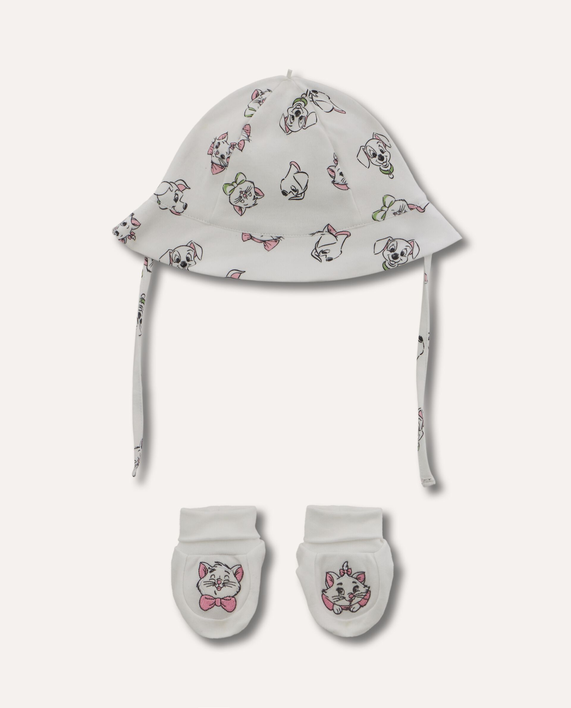 Set cappello da sole + scarpine neonata