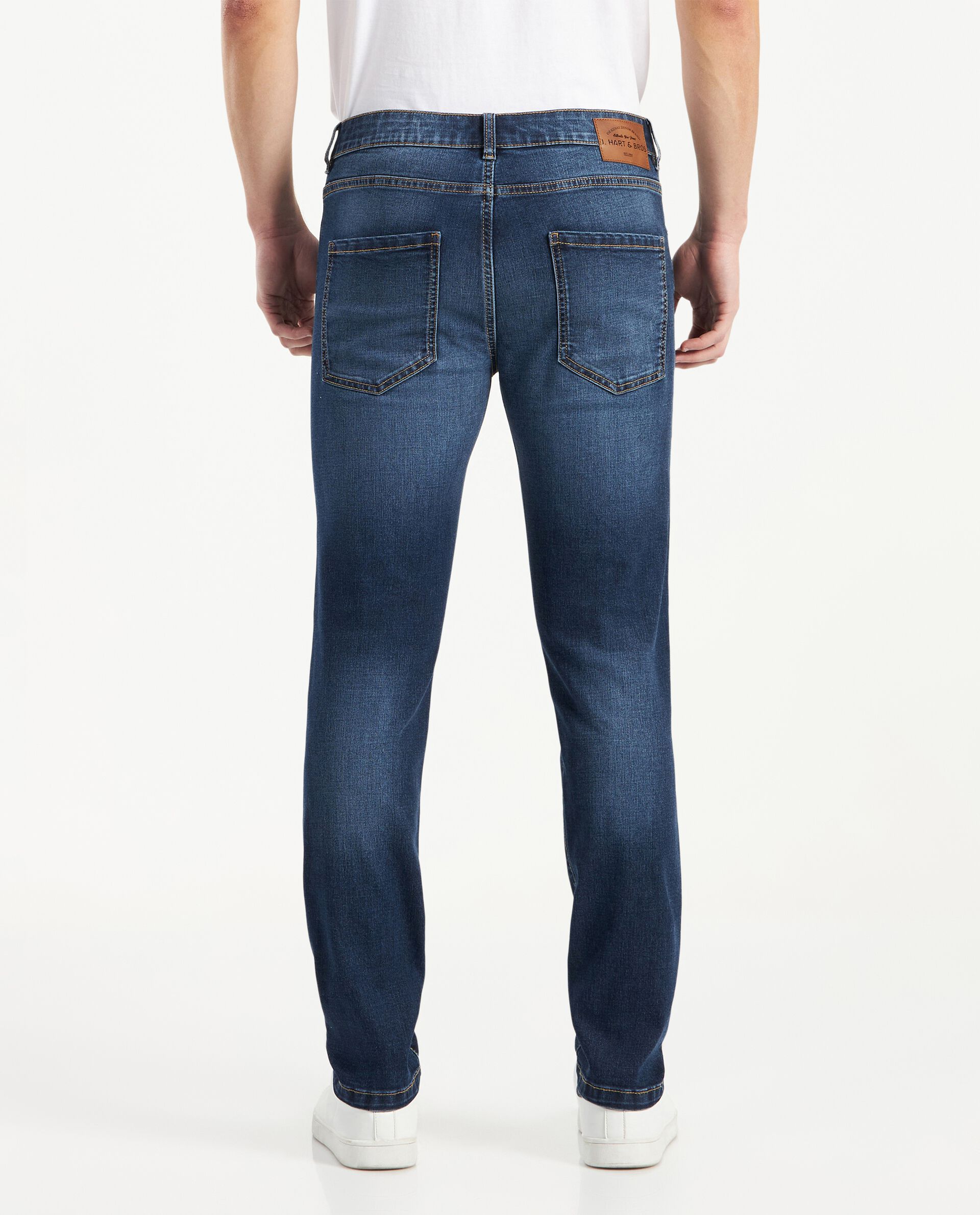 Jeans skinny fit stone washed uomo