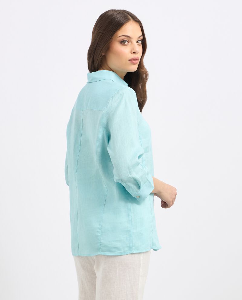 Camicia in puro lino donnadouble bordered 1 cotone