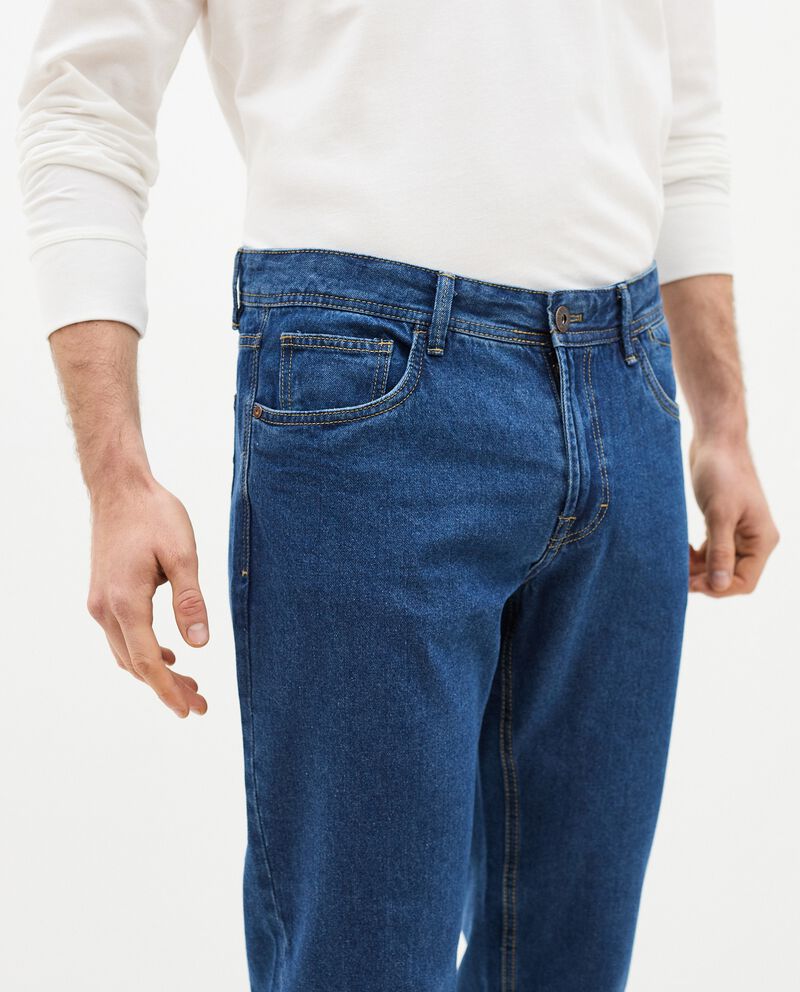 Jeans regular fit in misto cotone uomo single tile 2 